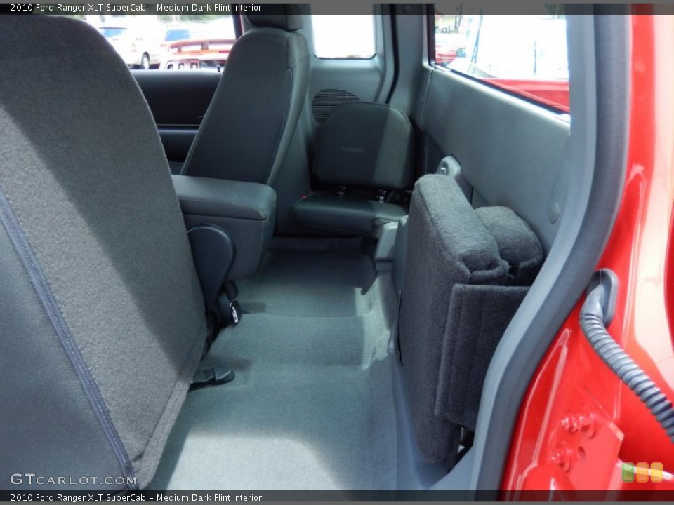Medium Dark Flint Interior Rear Seat for the 2010 Ford Ranger XLT SuperCab #85046380