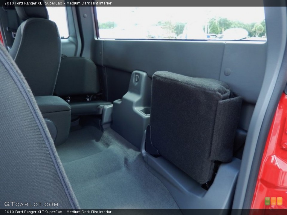 Medium Dark Flint Interior Rear Seat for the 2010 Ford Ranger XLT SuperCab #85046404