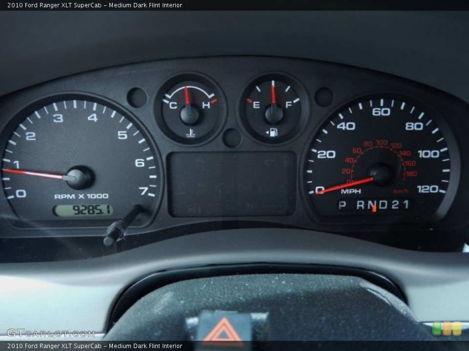 Medium Dark Flint Interior Gauges for the 2010 Ford Ranger XLT SuperCab #85046512