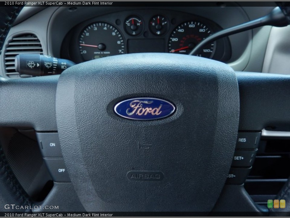Medium Dark Flint Interior Steering Wheel for the 2010 Ford Ranger XLT SuperCab #85046560