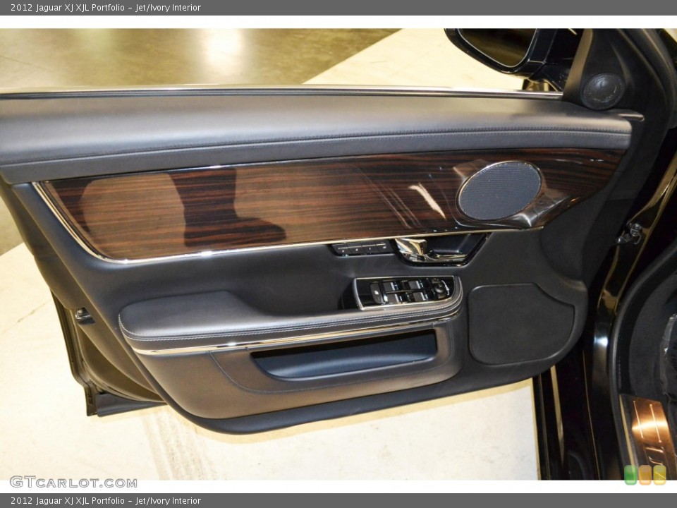 Jet/Ivory Interior Door Panel for the 2012 Jaguar XJ XJL Portfolio #85046701