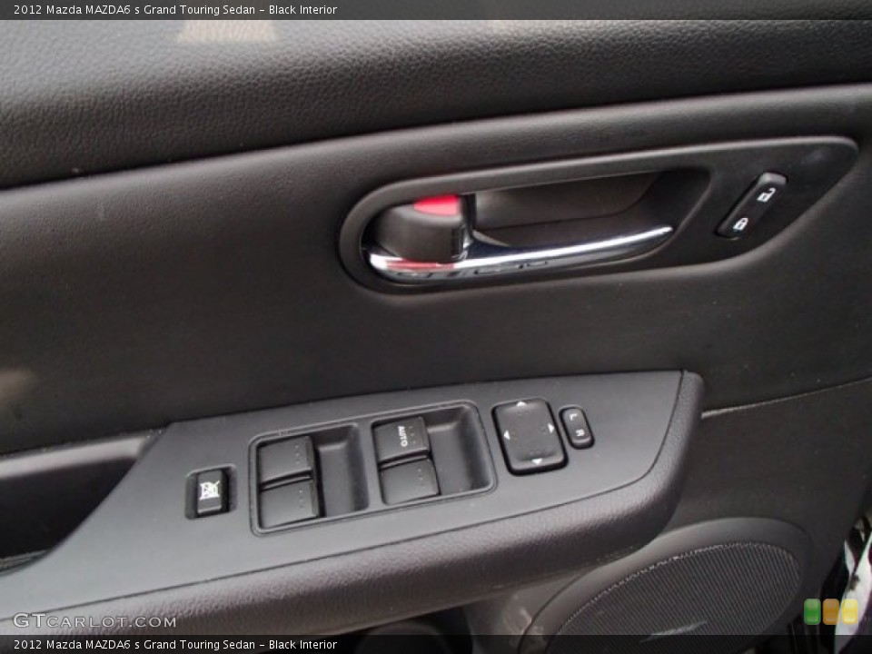 Black Interior Controls for the 2012 Mazda MAZDA6 s Grand Touring Sedan #85048990