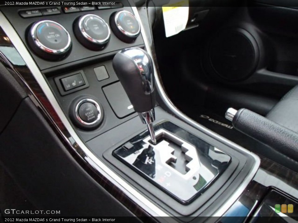Black Interior Transmission for the 2012 Mazda MAZDA6 s Grand Touring Sedan #85049077