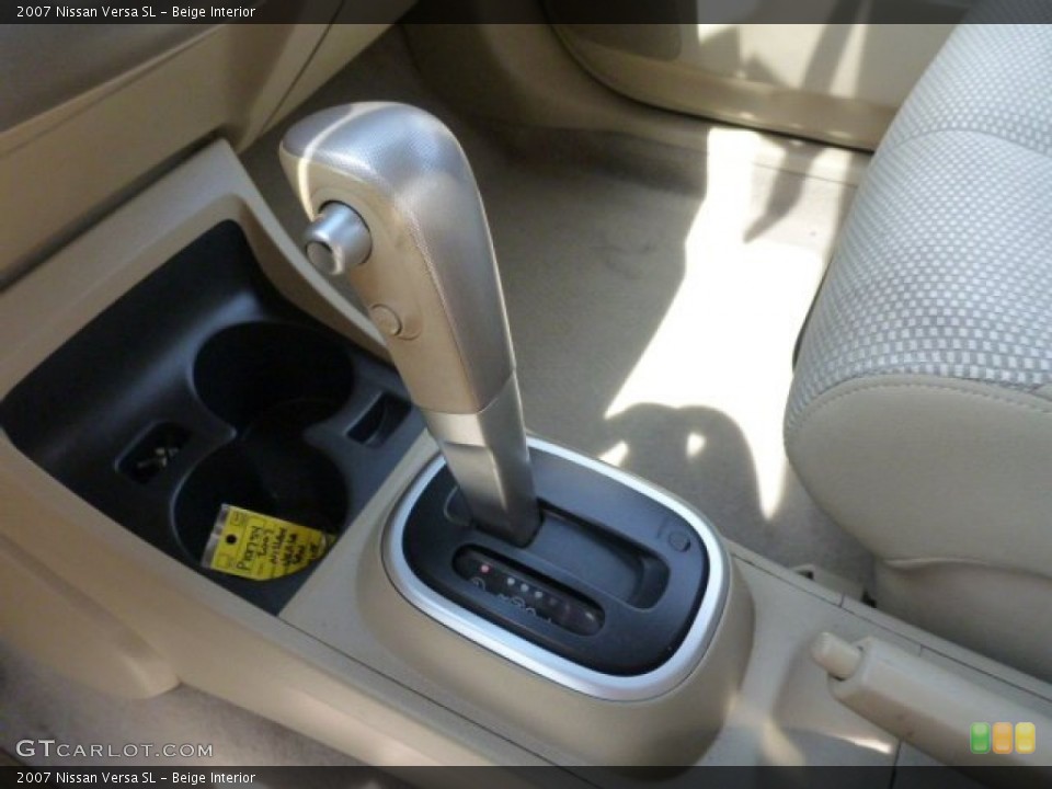 Beige Interior Transmission for the 2007 Nissan Versa SL #85050207