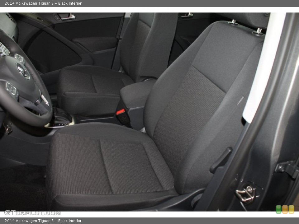 Black Interior Front Seat for the 2014 Volkswagen Tiguan S #85050730