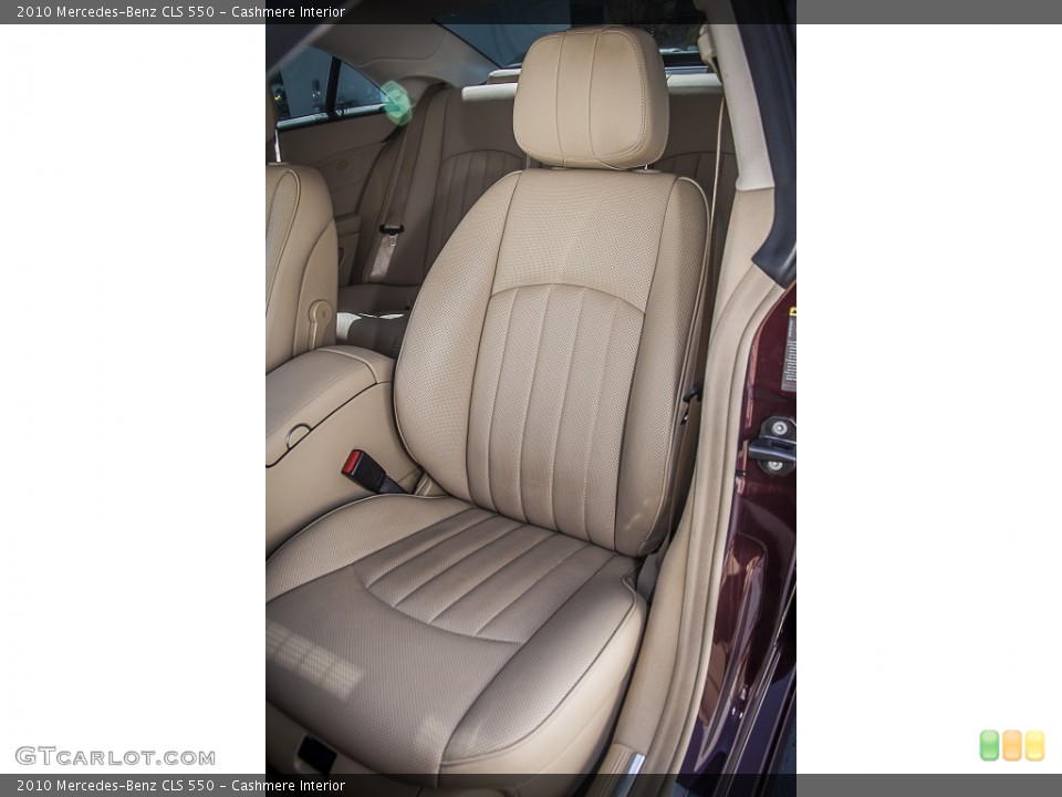 Cashmere Interior Front Seat for the 2010 Mercedes-Benz CLS 550 #85052257
