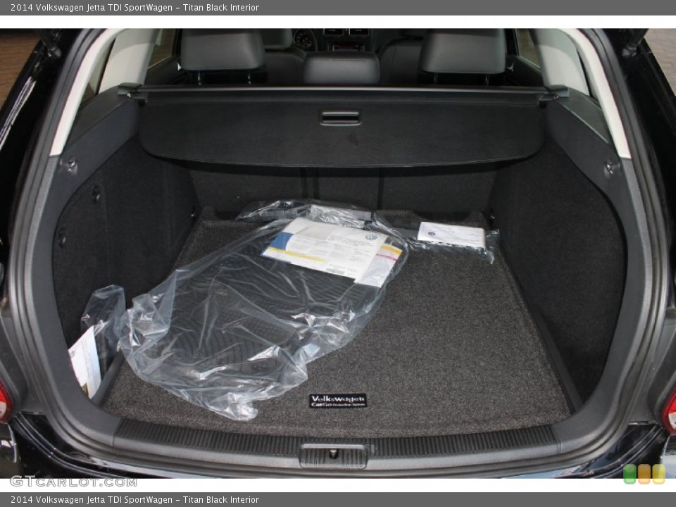 Titan Black Interior Trunk for the 2014 Volkswagen Jetta TDI SportWagen #85053127