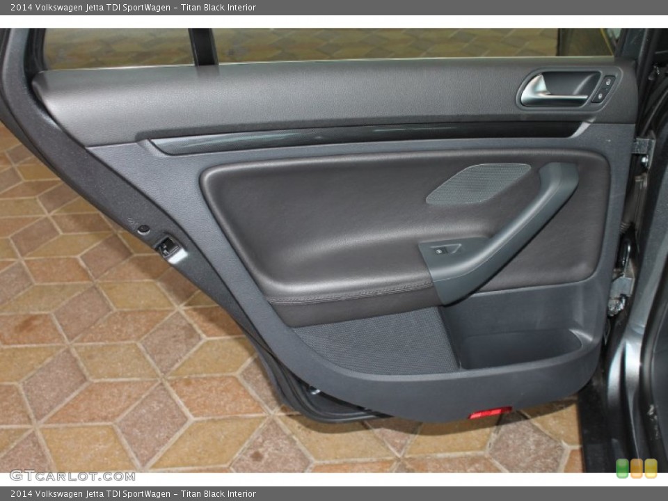 Titan Black Interior Door Panel for the 2014 Volkswagen Jetta TDI SportWagen #85055848