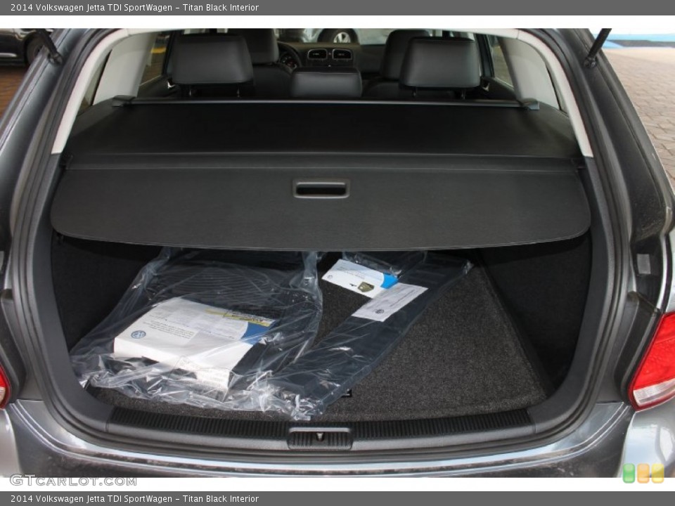 Titan Black Interior Trunk for the 2014 Volkswagen Jetta TDI SportWagen #85055911