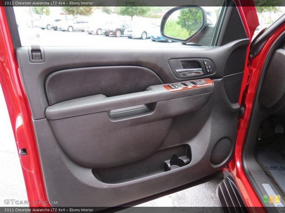 Ebony Interior Door Panel for the 2011 Chevrolet Avalanche LTZ 4x4 #85056364
