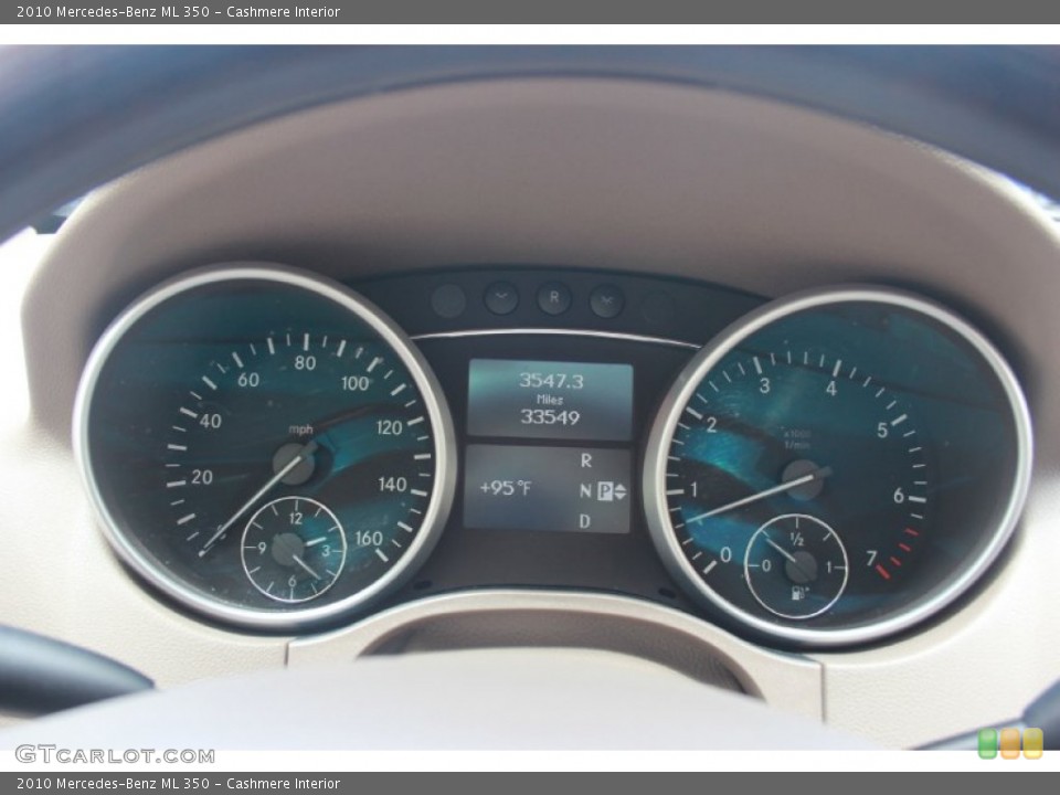 Cashmere Interior Gauges for the 2010 Mercedes-Benz ML 350 #85057597
