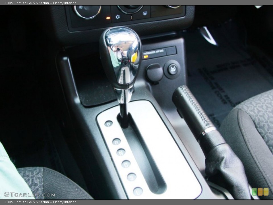 Ebony Interior Transmission for the 2009 Pontiac G6 V6 Sedan #85059235