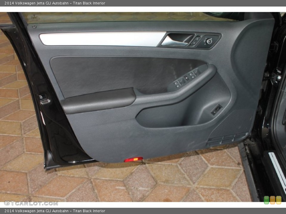 Titan Black Interior Door Panel for the 2014 Volkswagen Jetta GLI Autobahn #85059796