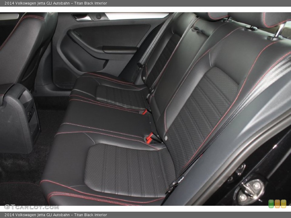 Titan Black Interior Rear Seat for the 2014 Volkswagen Jetta GLI Autobahn #85060147