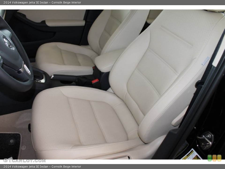 Cornsilk Beige Interior Photo for the 2014 Volkswagen Jetta SE Sedan #85060480