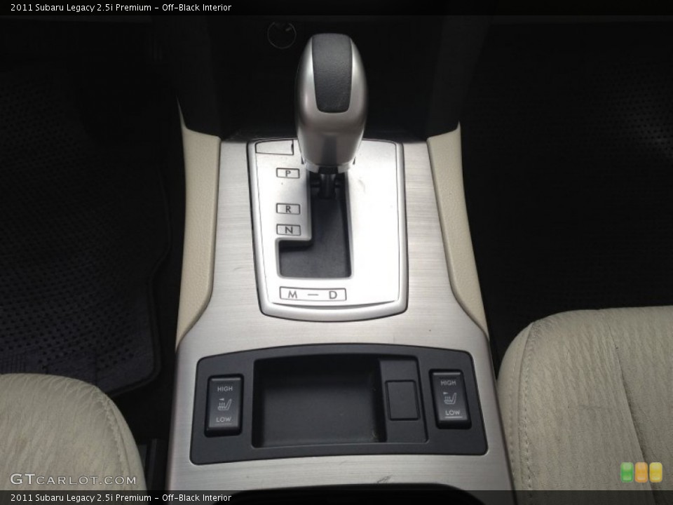 Off-Black Interior Transmission for the 2011 Subaru Legacy 2.5i Premium #85064446