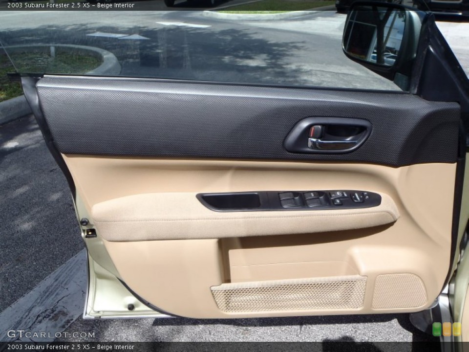 Beige Interior Door Panel for the 2003 Subaru Forester 2.5 XS #85068467