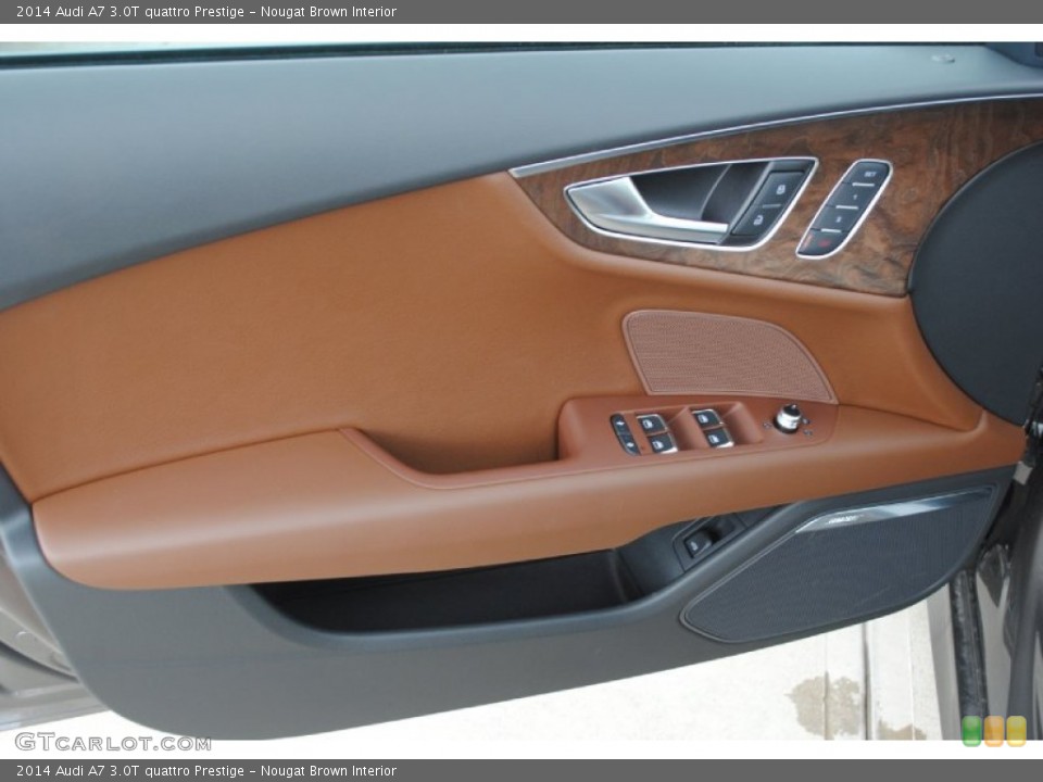 Nougat Brown Interior Door Panel for the 2014 Audi A7 3.0T quattro Prestige #85068692