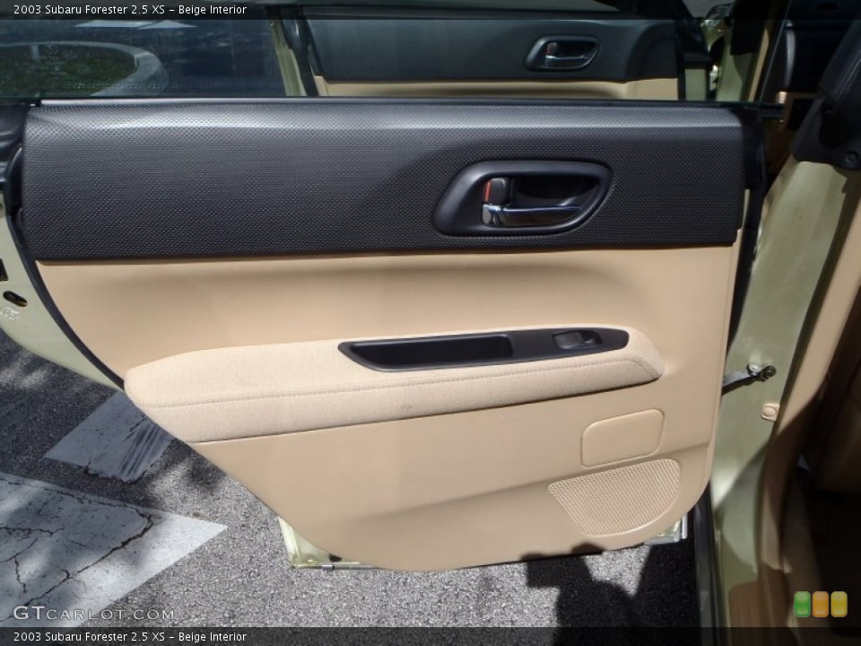 Beige Interior Door Panel for the 2003 Subaru Forester 2.5 XS #85068716