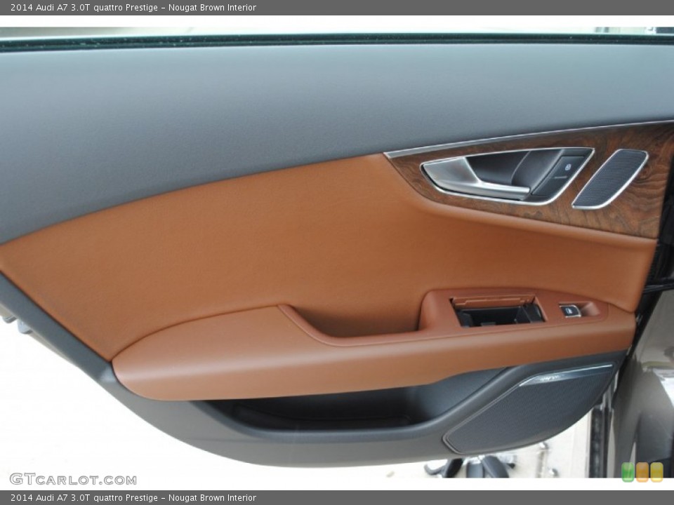 Nougat Brown Interior Door Panel for the 2014 Audi A7 3.0T quattro Prestige #85069052