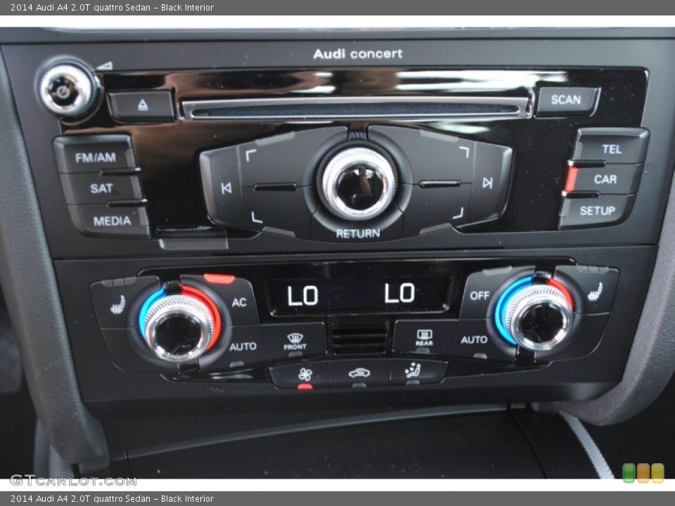 Black Interior Controls for the 2014 Audi A4 2.0T quattro Sedan #85070696