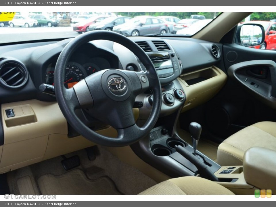 Sand Beige Interior Dashboard for the 2010 Toyota RAV4 I4 #85071638