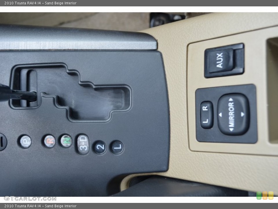 Sand Beige Interior Controls for the 2010 Toyota RAV4 I4 #85071853