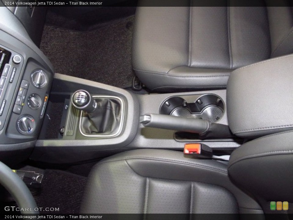 Titan Black Interior Transmission for the 2014 Volkswagen Jetta TDI Sedan #85071915