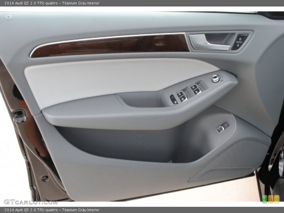 Titanium Gray Interior Door Panel for the 2014 Audi Q5 2.0 TFSI quattro #85072205
