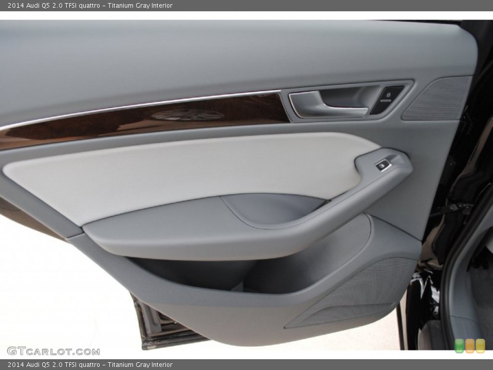 Titanium Gray Interior Door Panel for the 2014 Audi Q5 2.0 TFSI quattro #85072514