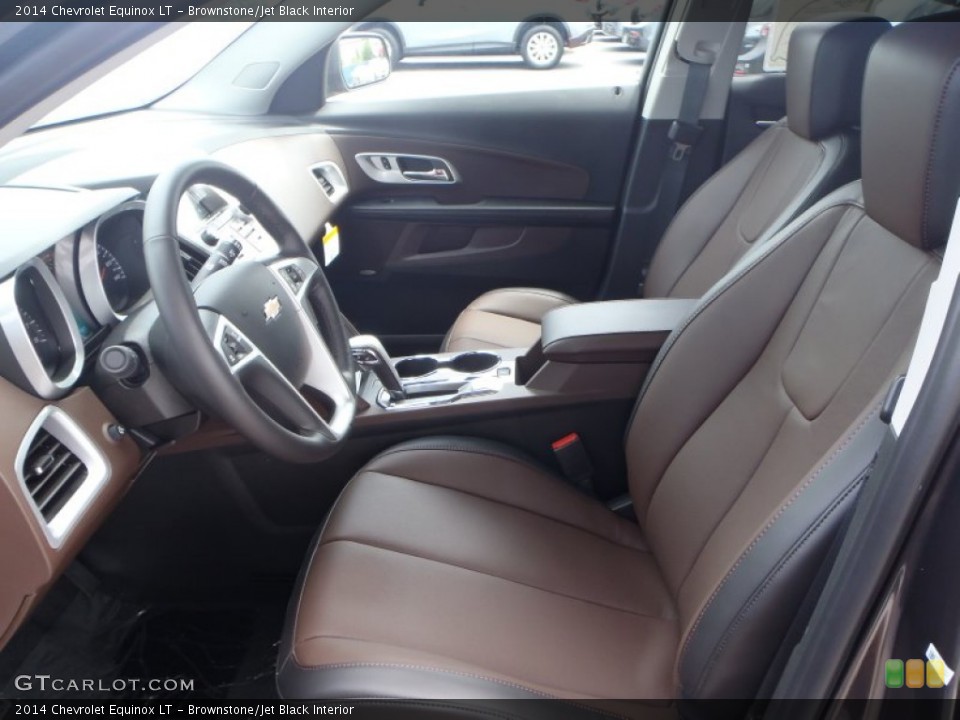 Brownstone/Jet Black Interior Front Seat for the 2014 Chevrolet Equinox LT #85072997