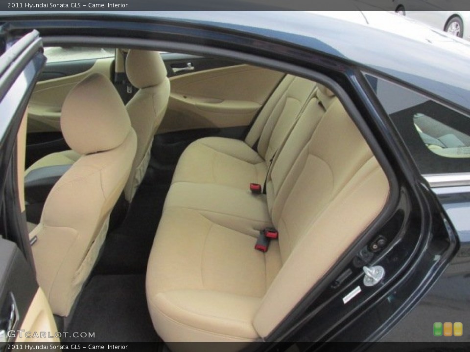 Camel Interior Rear Seat for the 2011 Hyundai Sonata GLS #85073366