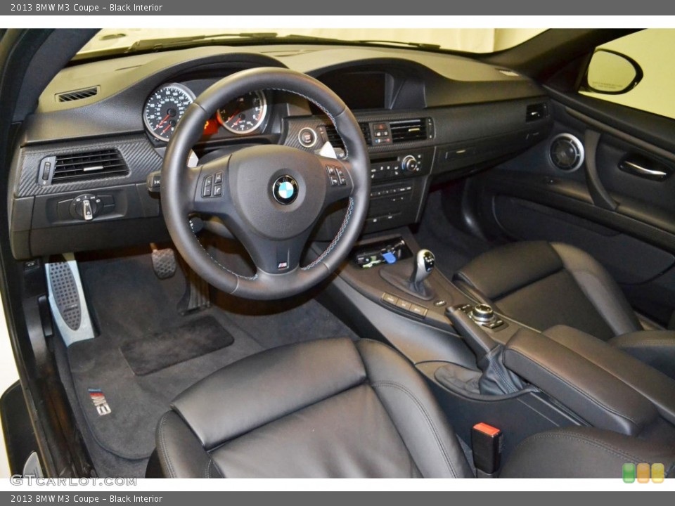 Black Interior Prime Interior for the 2013 BMW M3 Coupe #85073969