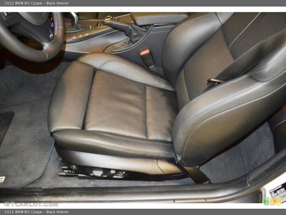 Black Interior Front Seat for the 2013 BMW M3 Coupe #85074020