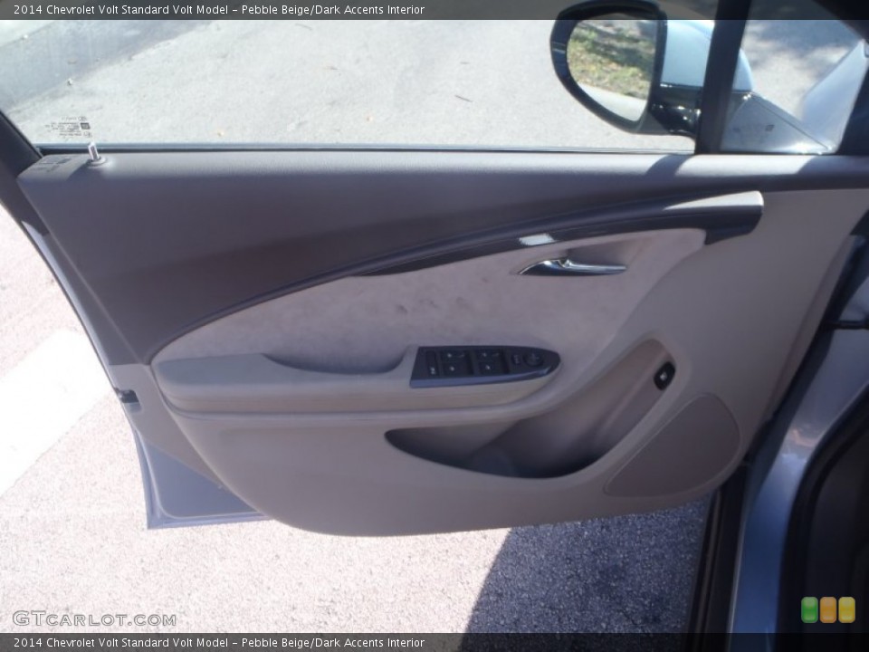 Pebble Beige/Dark Accents Interior Door Panel for the 2014 Chevrolet Volt  #85074026