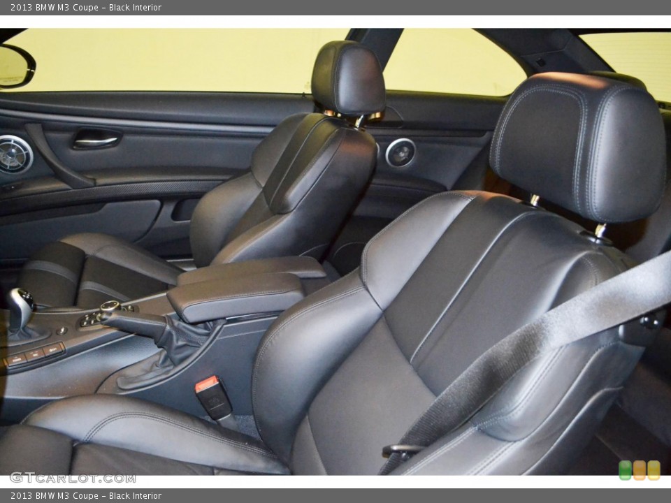 Black Interior Front Seat for the 2013 BMW M3 Coupe #85074077