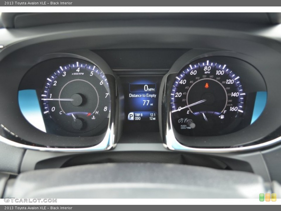 Black Interior Gauges for the 2013 Toyota Avalon XLE #85074086