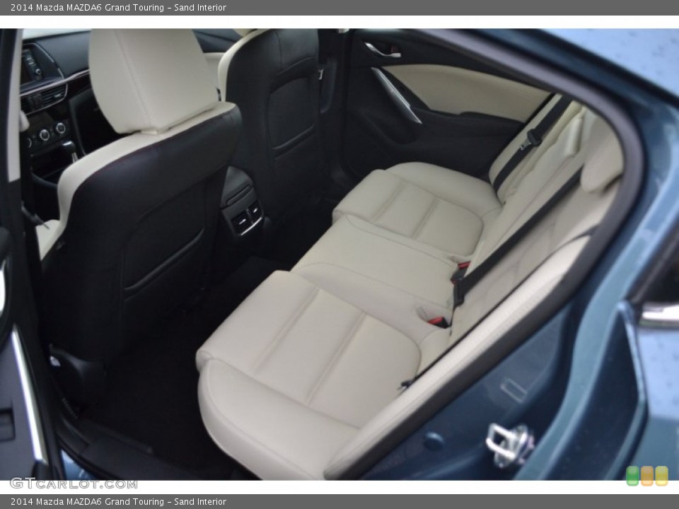Sand Interior Rear Seat for the 2014 Mazda MAZDA6 Grand Touring #85074113