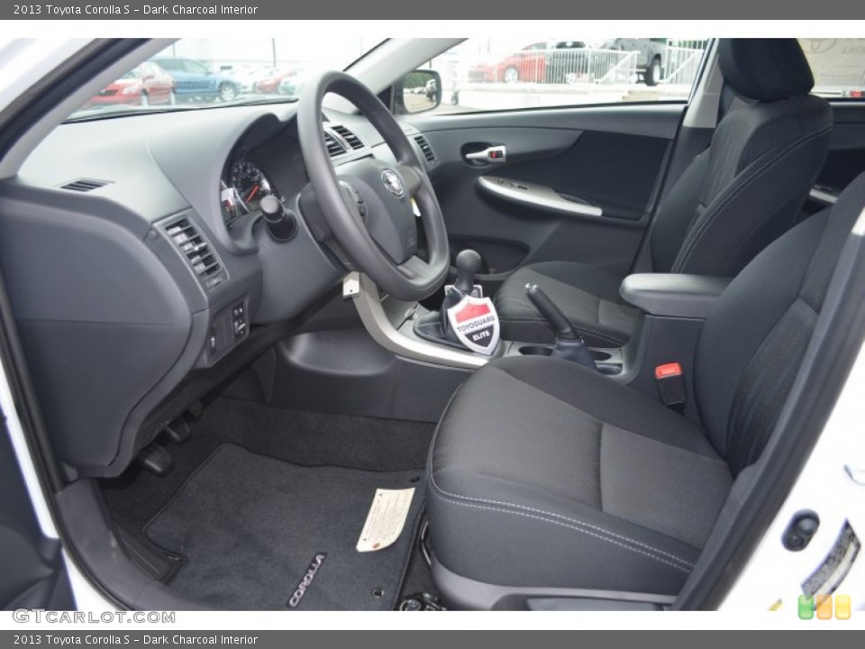 Dark Charcoal Interior Photo for the 2013 Toyota Corolla S #85074710