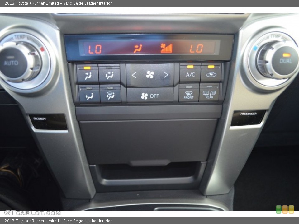 Sand Beige Leather Interior Controls for the 2013 Toyota 4Runner Limited #85075367