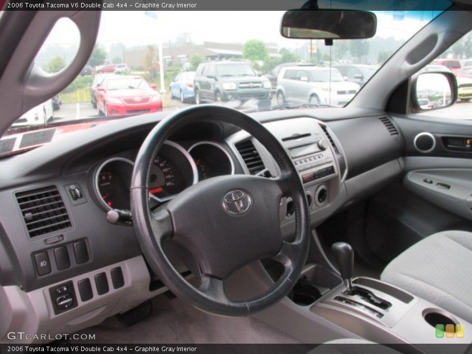 Graphite Gray Interior Dashboard for the 2006 Toyota Tacoma V6 Double Cab 4x4 #85075457