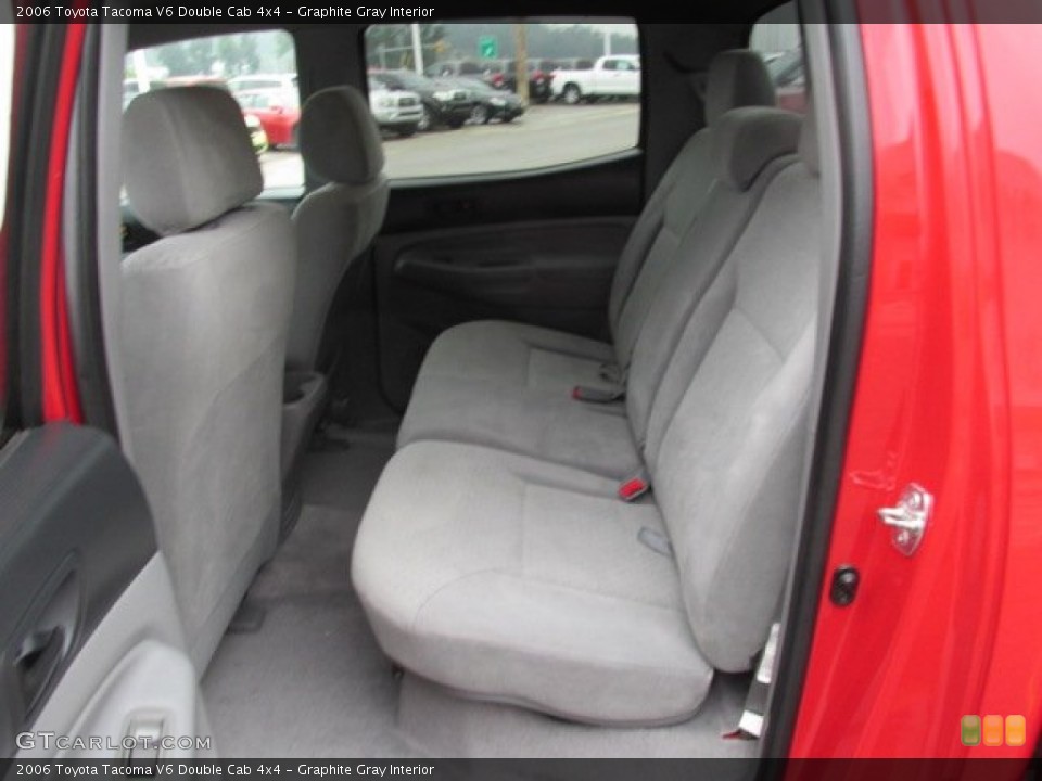 Graphite Gray Interior Rear Seat for the 2006 Toyota Tacoma V6 Double Cab 4x4 #85075600