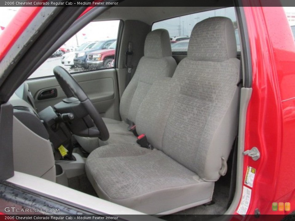 Medium Pewter Interior Front Seat for the 2006 Chevrolet Colorado Regular Cab #85075967