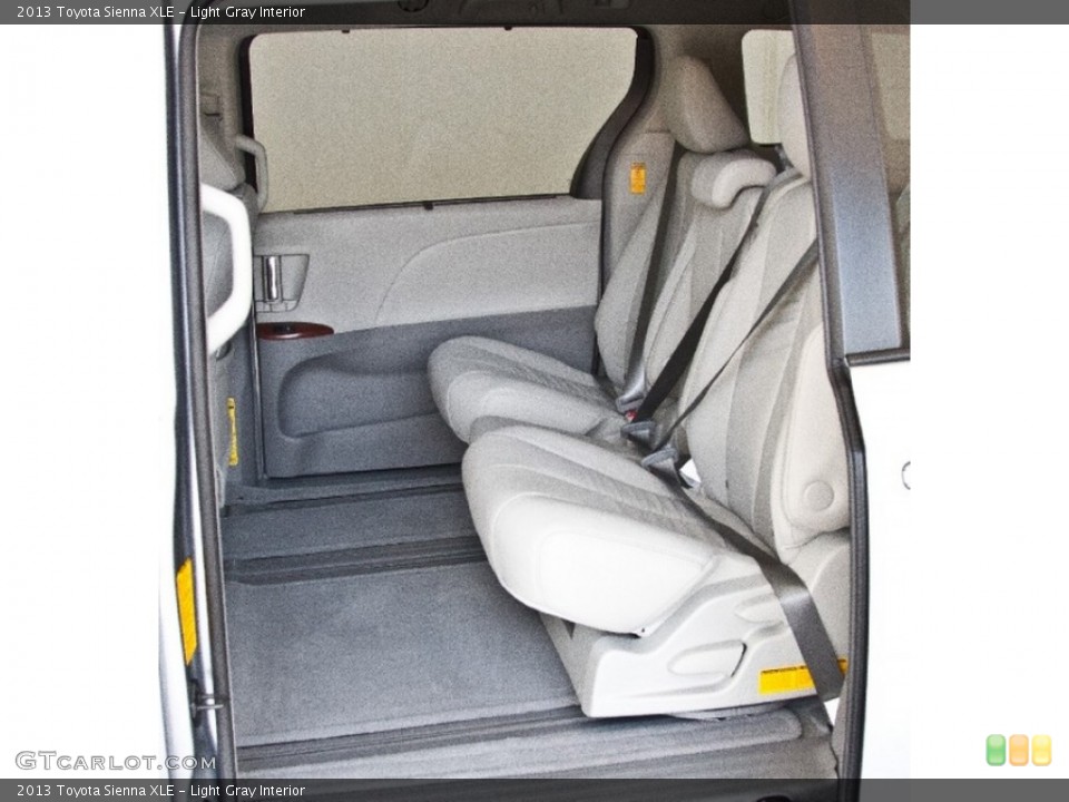 Light Gray Interior Rear Seat for the 2013 Toyota Sienna XLE #85076282