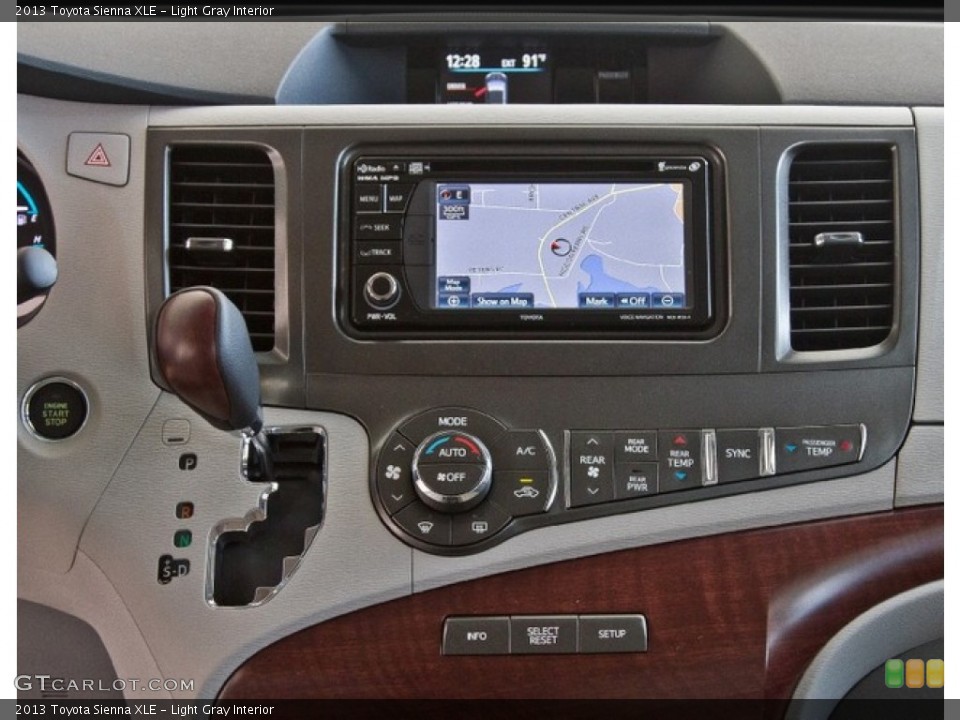 Light Gray Interior Controls for the 2013 Toyota Sienna XLE #85076376