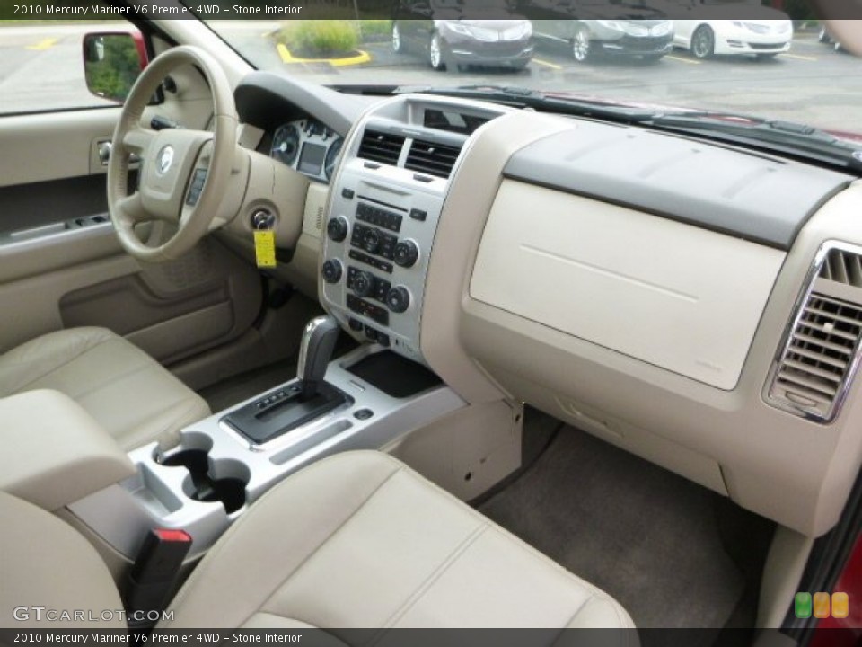 Stone Interior Dashboard for the 2010 Mercury Mariner V6 Premier 4WD #85077179