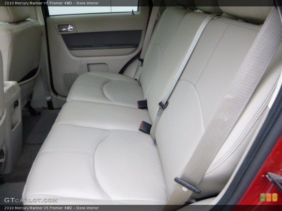 Stone Interior Rear Seat for the 2010 Mercury Mariner V6 Premier 4WD #85077287