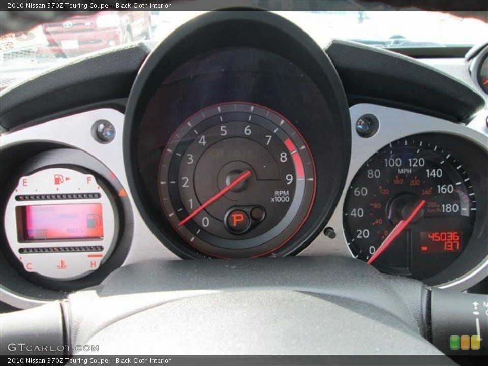 Black Cloth Interior Gauges for the 2010 Nissan 370Z Touring Coupe #85077317