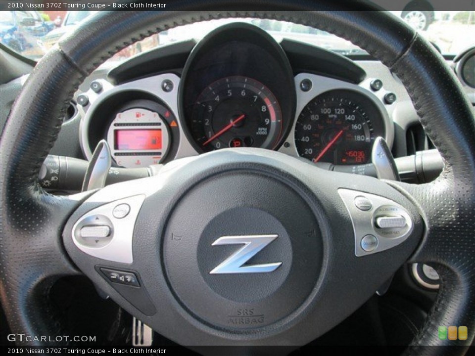 Black Cloth Interior Steering Wheel for the 2010 Nissan 370Z Touring Coupe #85077344