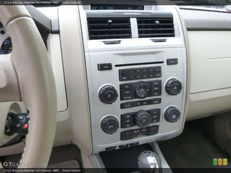 Stone Interior Controls for the 2010 Mercury Mariner V6 Premier 4WD #85077440